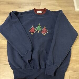 Vintage M And C Energy Sportswear Christmas Sweater Size Large